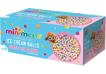 SALDĒJUMS MINI MELTS BUBBLE GUM 100G
