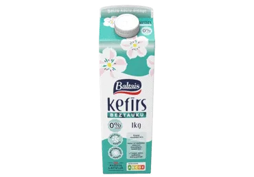 BEZTAUKU KEFĪRS BALTAIS 0,08% 1KG