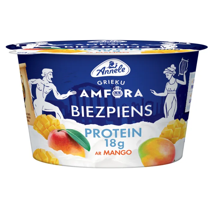 BIEZPIENS ANNELE AMFORA PROTEIN AR MANGO 0,8 % 200G