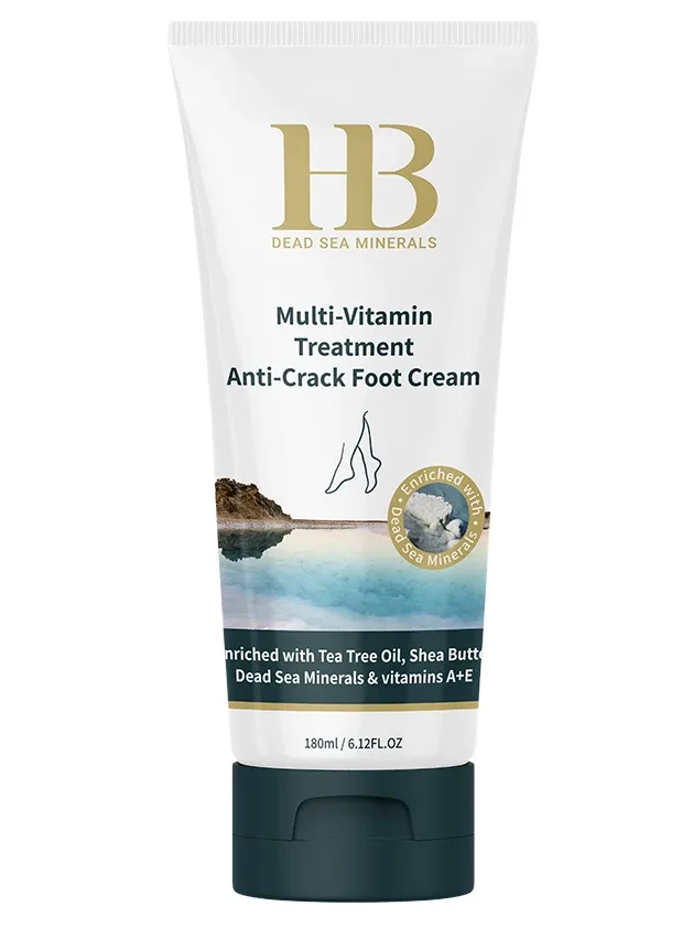 H&B multivitamīnu krēms saplaisājušai pēdu ādai, 180 ml