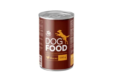 KONSERVĒTA SUŅU BARĪBA HAPPY TAILS MĀJPUTNU 1,25KG