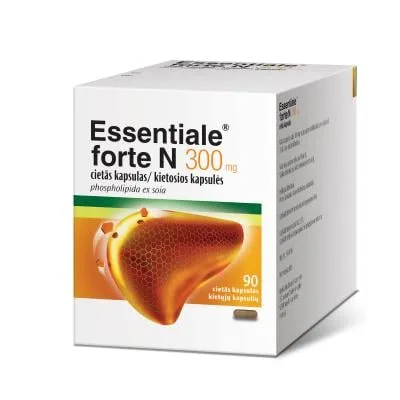 Essentiale Forte N 300 mg cietās kapsulas N90