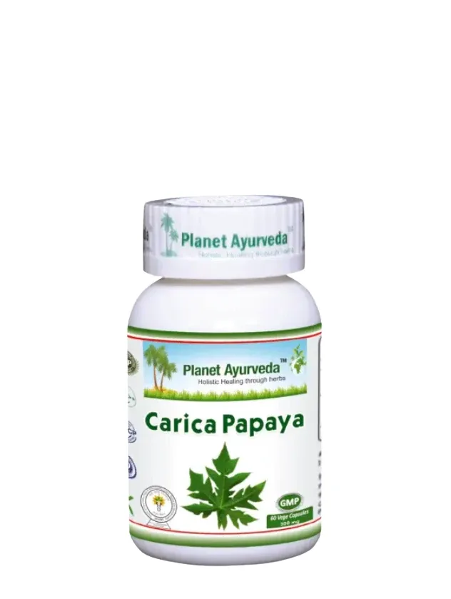 Planet Ayurveda® Carica Papaja Organic, 60 kapsulas
