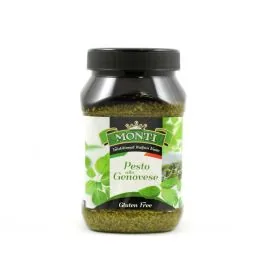 PESTO ZAĻAIS AR BAZILIKU 900G MONTI [6] PET