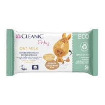 MITRĀS SALVETES CLEANIC ECO OAT MILK 50GAB.