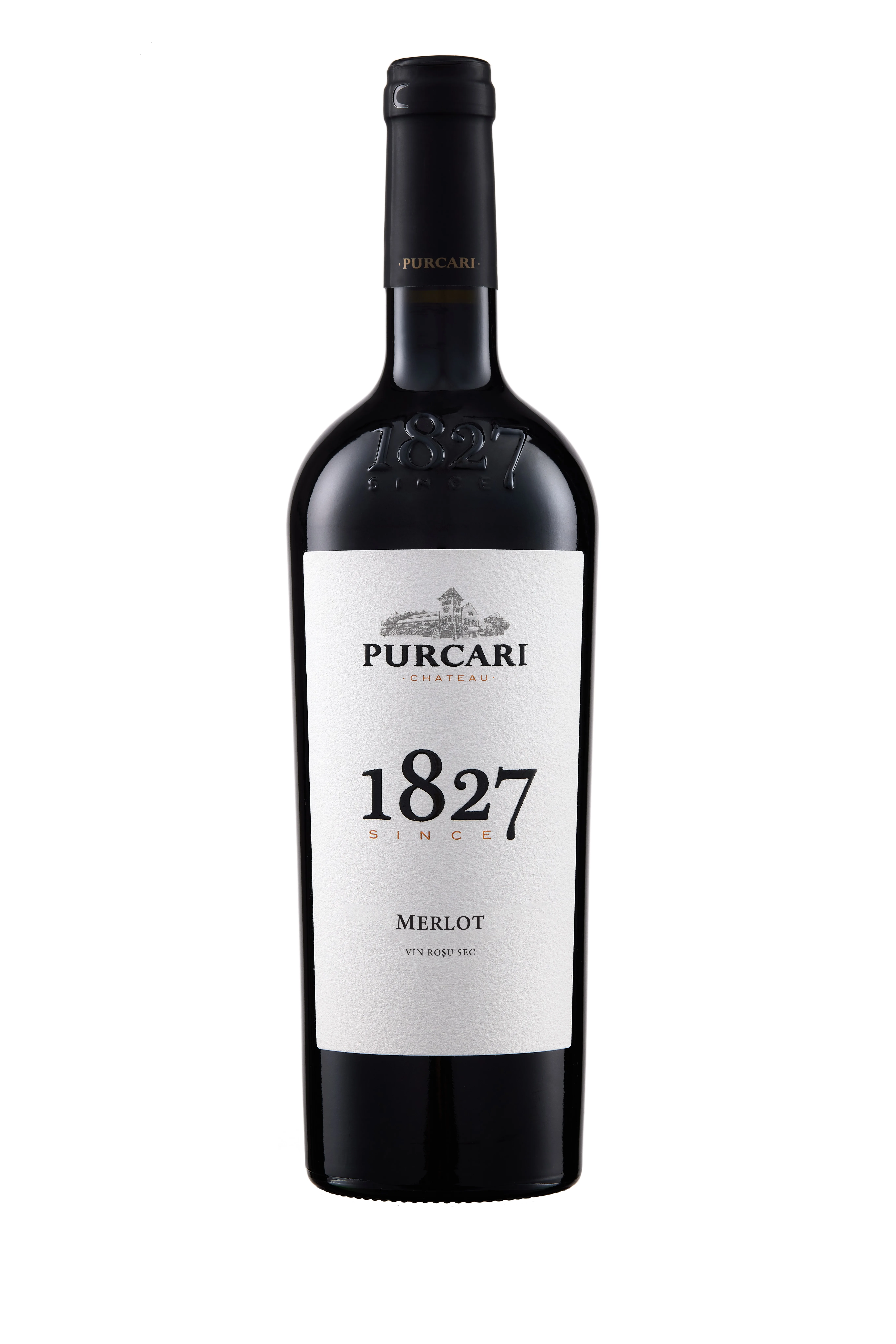 Sarkanvīns Purcari 1827 merlot, sauss, 14%, 0,75 l