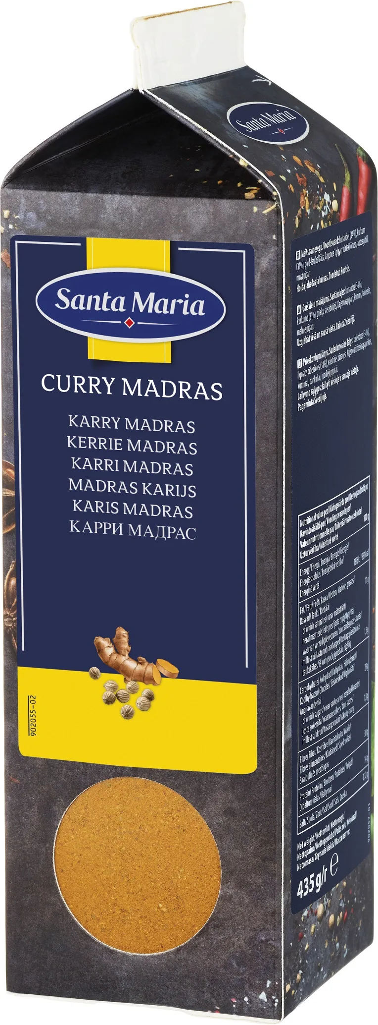 MADRAS KARIJS 435 G, SANTA MARIA, TETRAPAKA