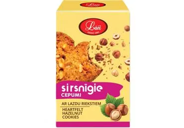 CEPUMI SIRSNĪGIE LAZDU RIEKSTU LĀČI 100G
