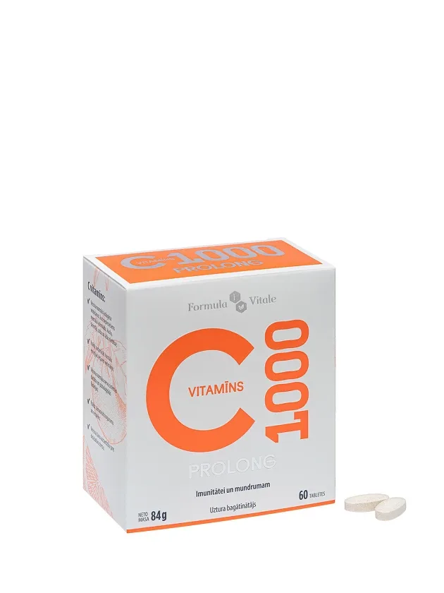 Formula Vitale C vitamīns 1000 prolong, 60 tabletes