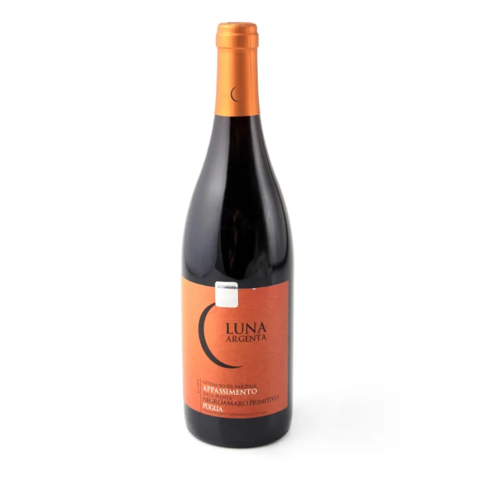 Sarkanvīns luna argenta negroamaro primitivo appassimento 13,5% 0,75 l