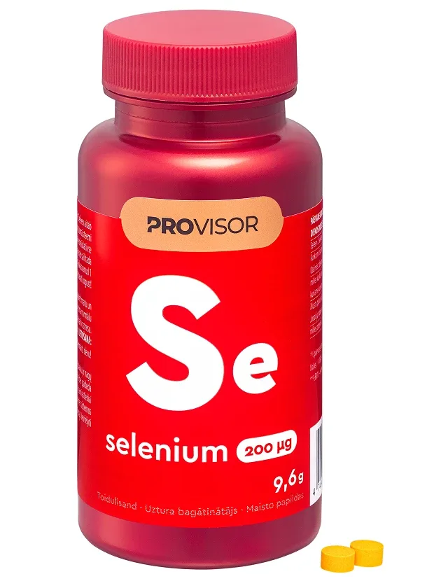 Provisor selēns (se) 200 MCG tabletes, 60 gb.