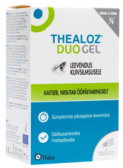 Thealoz Duo Gel acu pilieni, 30 gab.