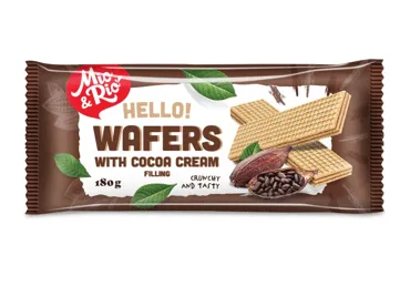VAFELES MIO&RIO AR KAKAO KRĒMA PILDĪJUMU 180G