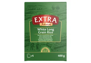 Baltie gargraudu rīsi Extra Line 4 x 100 g