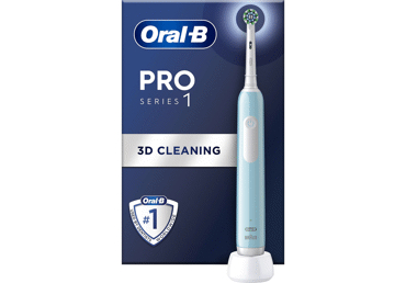 ELEKTRISKĀ ZOBU BIRSTE ORAL-B PRO 1, CARIBBEAN BLUE, 1 GAB.