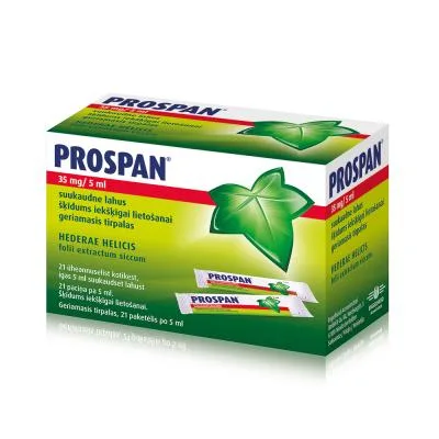 Prospan 35 mg/5 ml šķīdums iekšķīgai lietošanai 5 ml N21