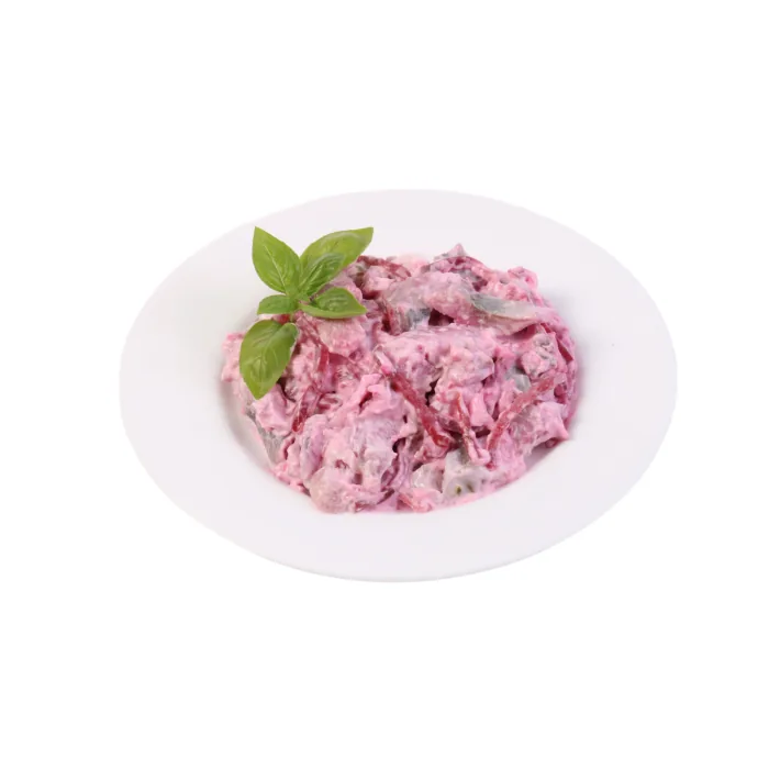 SIĻKU FILEJU SALĀTI MAJONĒZĒ AR BIETĒM UN SALDINĀTĀJU KG