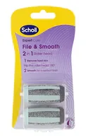 SCHOLL FILE&SMOOTH 2IN1 ELEKTRISKĀS PĒDU VĪLES REZERVES RULLĪŠI, 2GAB.