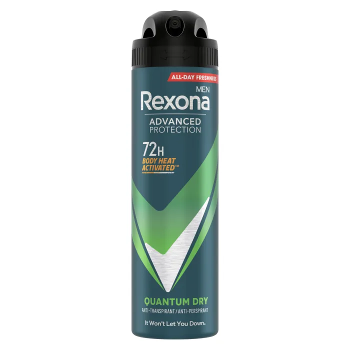 DEZODORANTS REXONA MEN ADVANCED PROTECTION QUANTUM DRY 150ML