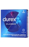 DUREX CLASSIC PREZERVATĪVI,3GAB.