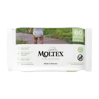 Moltex Pure & Nature mitrās salvetes N60