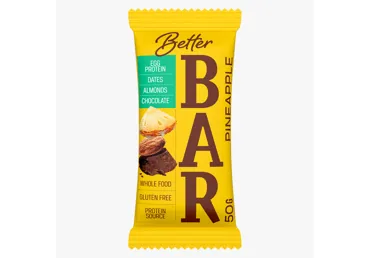 ANANASU PROTEĪNA BATONIŅŠ BETTER 50G