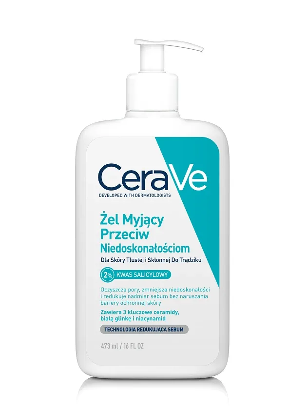 Cerave sejas mazgāšanas gels taukainai ādai, 473 ml