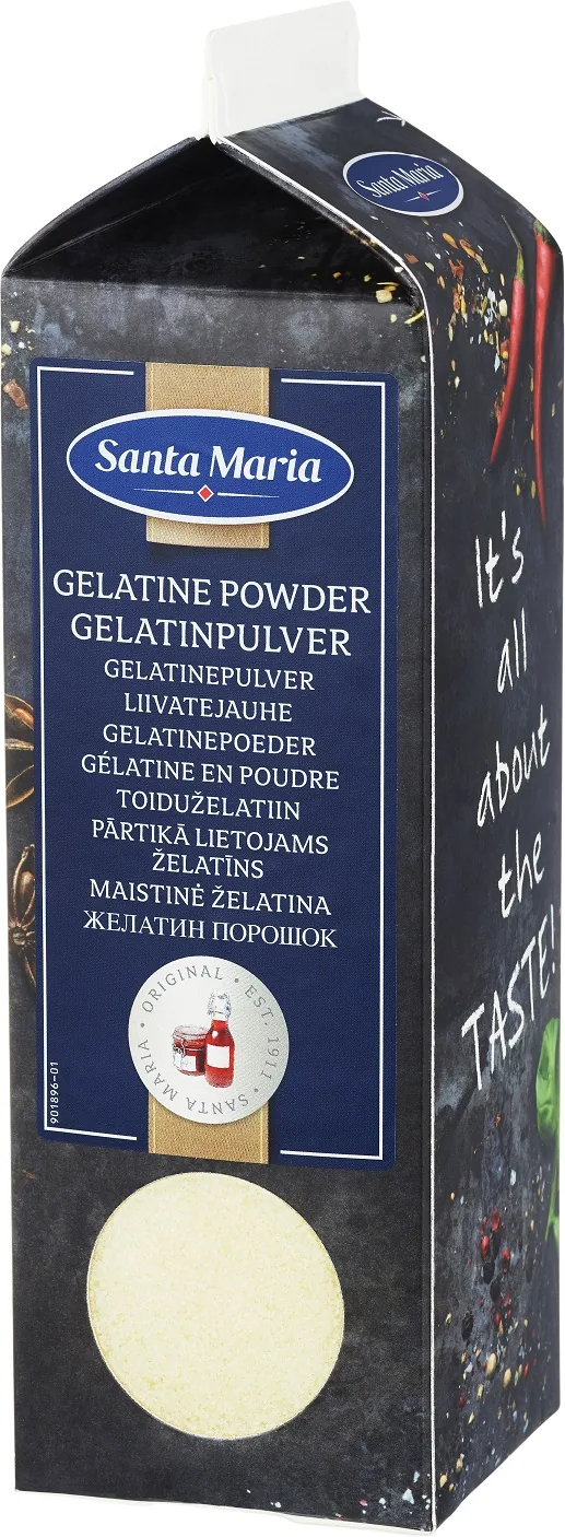 PĀRTIKĀ LIETOJAMS ŽELATĪNS 600 G, SANTA MARIA