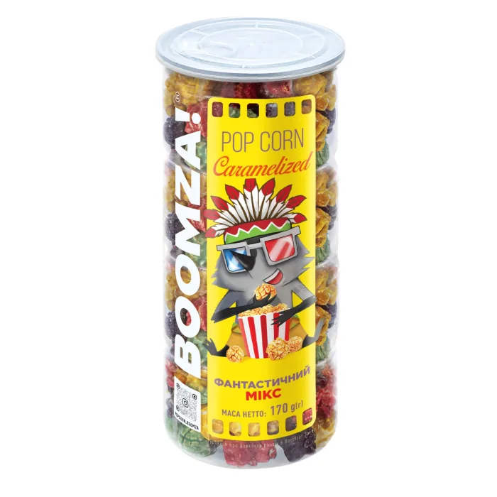 POPKORNS BOOMZA AR "FRUITY-MIX" GARŠU 170G
