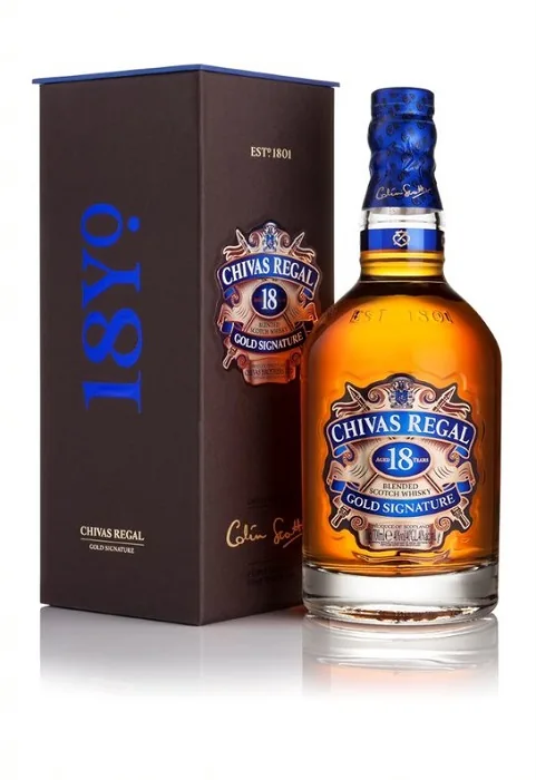 Viskijs Chivas Regal 18 Y.O., kastē, 40%, 0,7 l