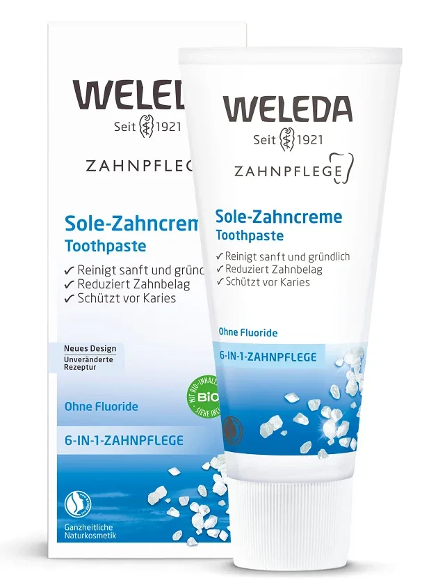 Weleda zobu pasta ar sāli, 75 ml