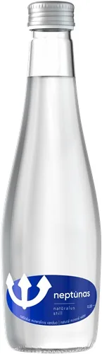 MINERĀLŪDENS NEPTUNAS, NEGĀZĒTS, STIKLĀ 0.33L (DEP)