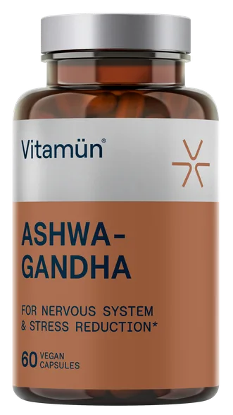 Vitamun Ashwagandha kapsulas, 60 gab.