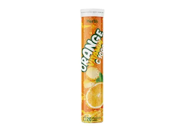 UZTURA BAGĀTINĀTĀJS ŠĶĪSTOŠĀS TABLETES HERB'S VITAMIN C 20GAB.