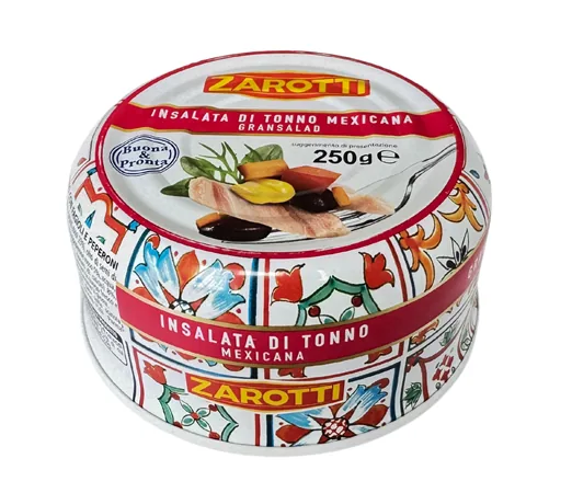 TUNZIVJU SALĀTI MEXICANO ZAROTTI, 250G EO