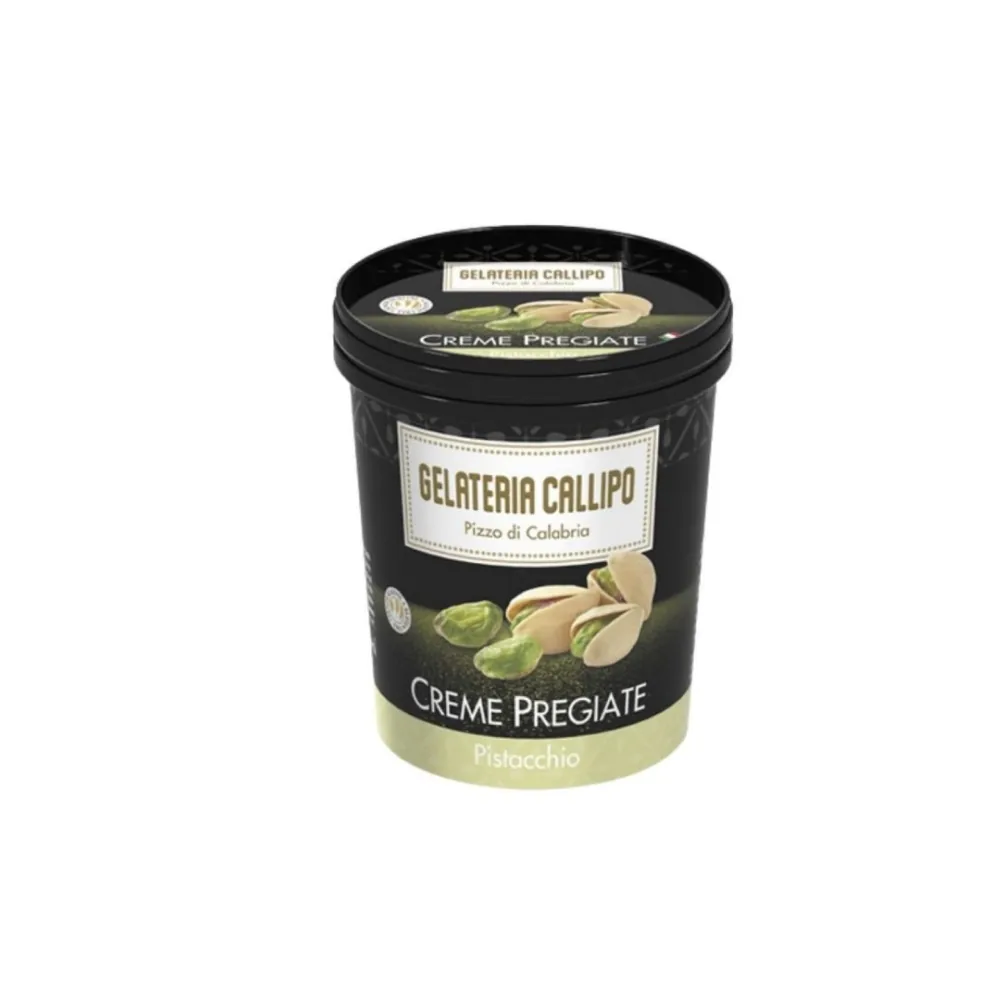 SALDĒJUMS CREME PREGIATE PISTACHIO, 310G, CALLIPO GELATERIA