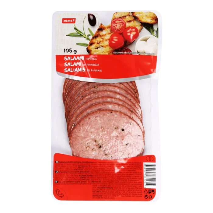 SALAMI RIMI AR PIPARIEM, ŠĶĒLĒS 105G