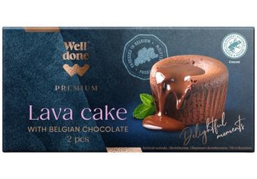 SALDĒTA ŠOKOLĀDES LAVAS TORTE WELL DONE PREMIUM 180G