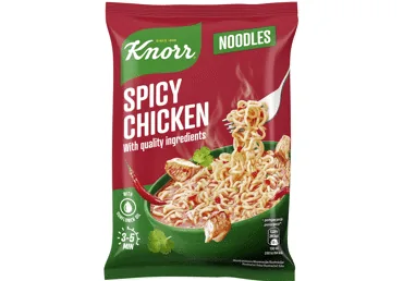 ĀTRI PAGATAVOJAMAS NŪDELES KNORR PIKANTAS VISTAS GARŠA 63G