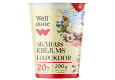 SKĀBAIS KRĒJUMS 20% WELL DONE 200G
