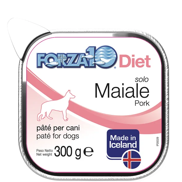 FORZA10 Solo Diet cūka, suņiem pastēte, 300 g