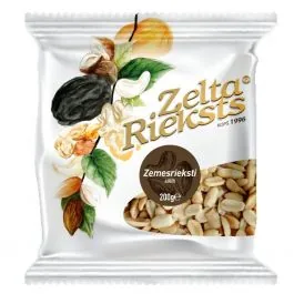 GRAUZDĒTI, SĀLĪTI ZEMESRIEKSTI BEZ EĻĻAS 200G
