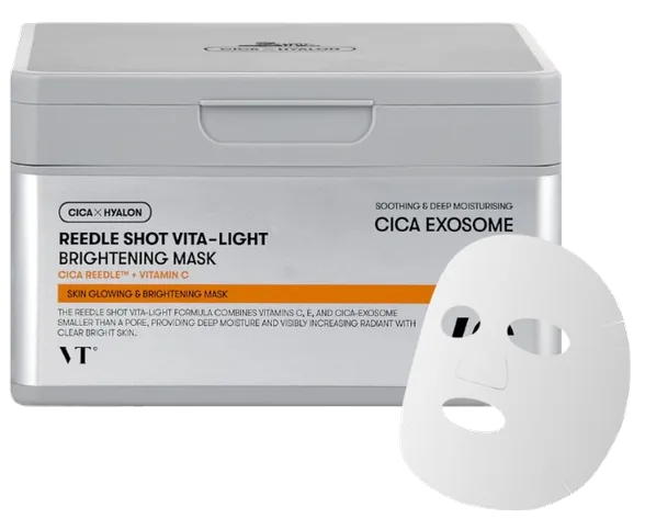 VT Cosmetics Reedle Shot Vita-Light auduma sejas maska, 30 gab.