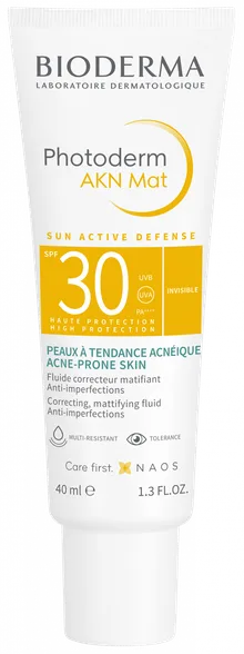 Bioderma Photoderm Akn Mat SPF 30 fluīds, 40 ml