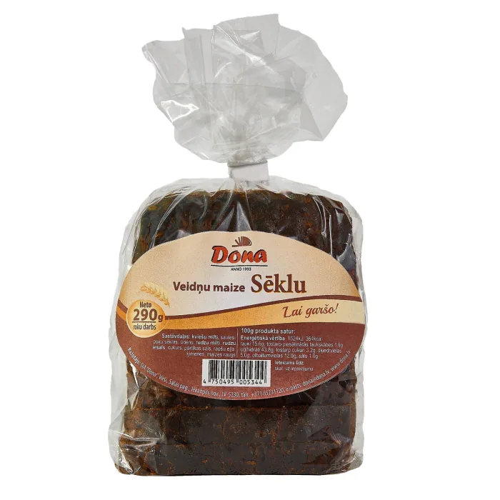 VEIDŅU MAIZE DONA AR SĒKLĀM 290G