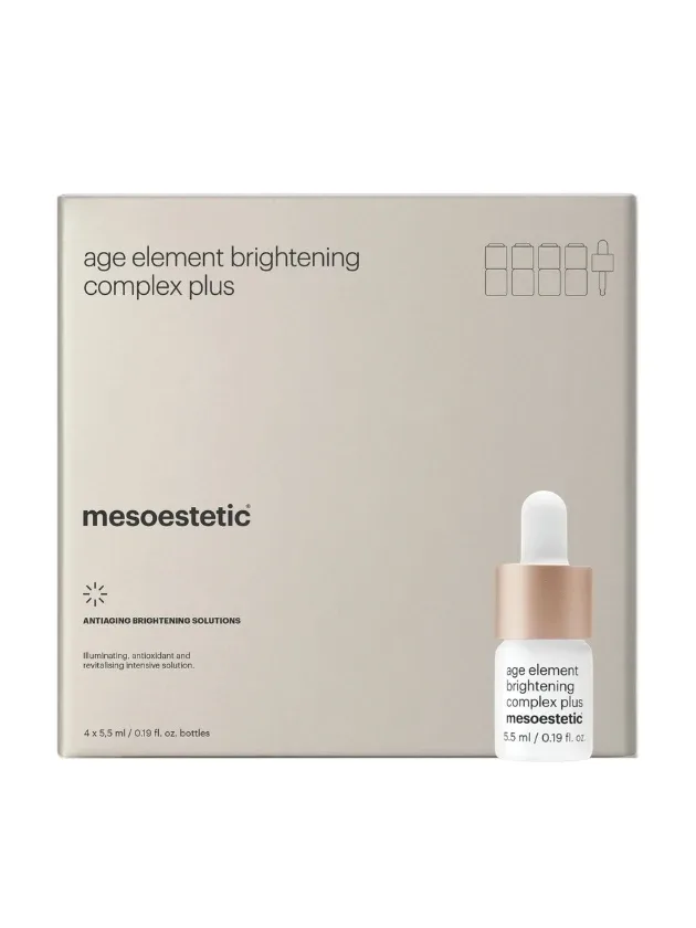 Mesoestetic Age Element Brightening complex plus - koncentrēts C vitamīna komplekss, 4 x 5, 4 x 5,5 ml