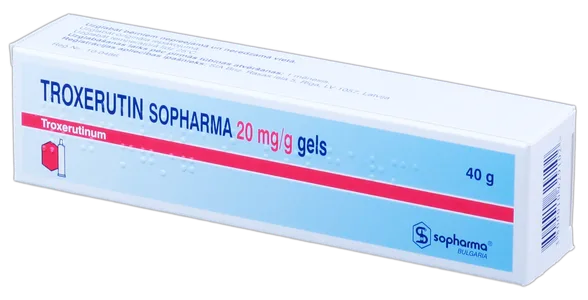 Troxerutin Sopharma 20 mg/G gels, 40 g