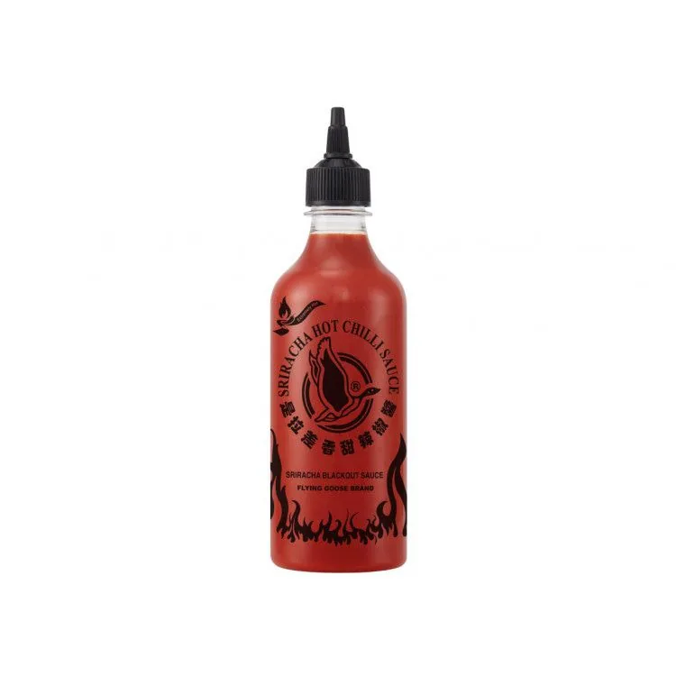 ČILI MĒRCE FLYING GOOSE SRIRACHA, MELNĀ, 455ML