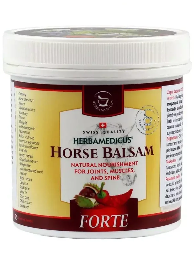 Herbamedicus Horse sildošs zirgu balzams forte, 250 ml