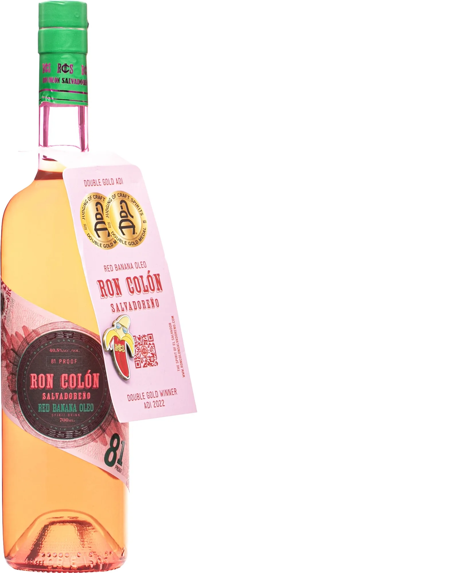 Ром Ron Colon Salvadoreno Red Banana Oleo, 40,5%, 0,7 л